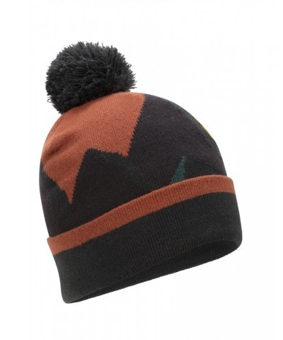 Everett Mountain Mens Recycled Beanie Rust $11.39 Ski