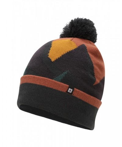 Everett Mountain Mens Recycled Beanie Rust $11.39 Ski