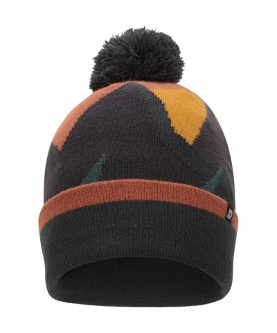 Everett Mountain Mens Recycled Beanie Rust $11.39 Ski