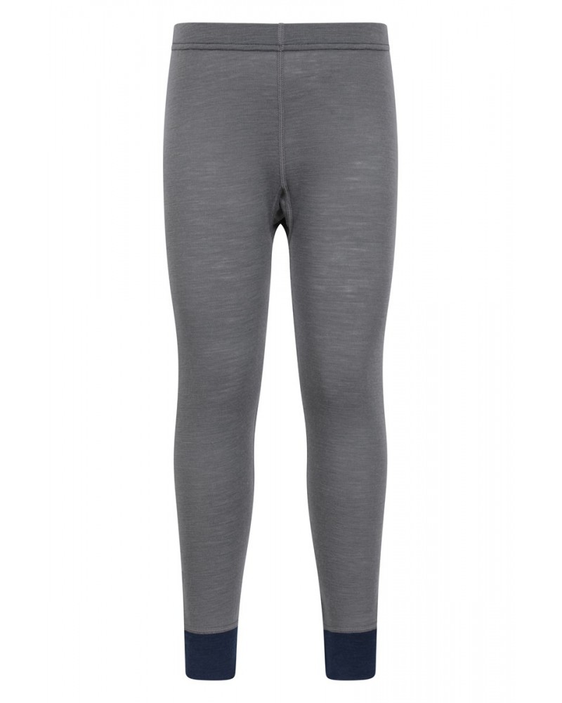 Merino Kids II Base Layer Pants Grey $19.13 Base Layers