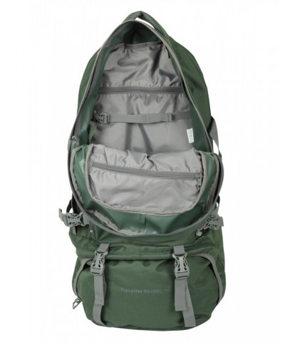 Traveller 60L 20L Backpack Green $41.40 Backpacks