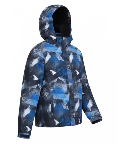 Mogal Printed Kids Ski Jacket Blue $21.15 Ski