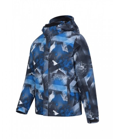 Mogal Printed Kids Ski Jacket Blue $21.15 Ski