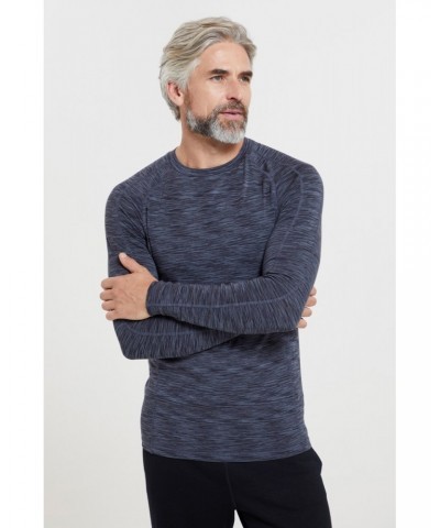 Ascend Mens Bamboo Base Layer Top Charcoal $15.91 Thermals