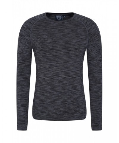 Ascend Mens Bamboo Base Layer Top Charcoal $15.91 Thermals