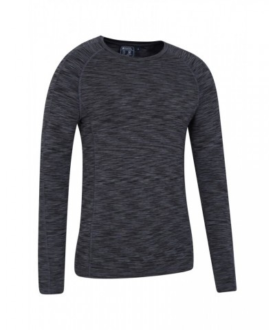 Ascend Mens Bamboo Base Layer Top Charcoal $15.91 Thermals