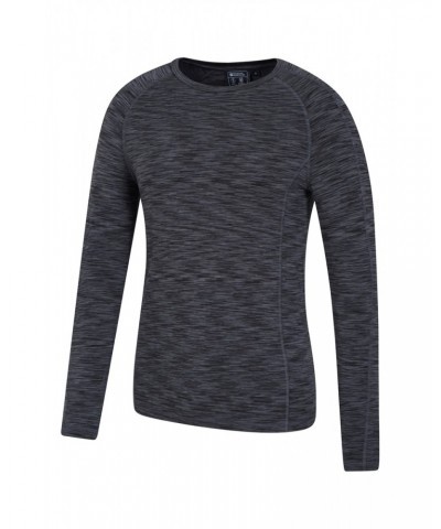 Ascend Mens Bamboo Base Layer Top Charcoal $15.91 Thermals