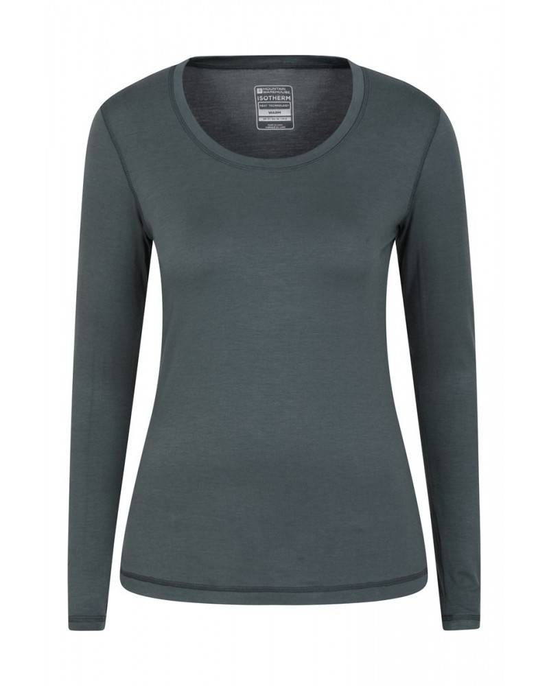 Keep The Heat Womens Thermal Top Khaki $17.99 Thermals