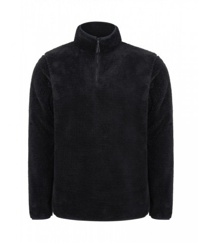 Palmas Mens Half-Zip Fleece Black $15.89 Fleece