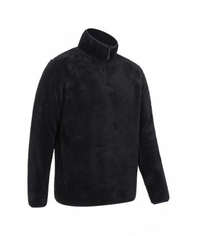 Palmas Mens Half-Zip Fleece Black $15.89 Fleece