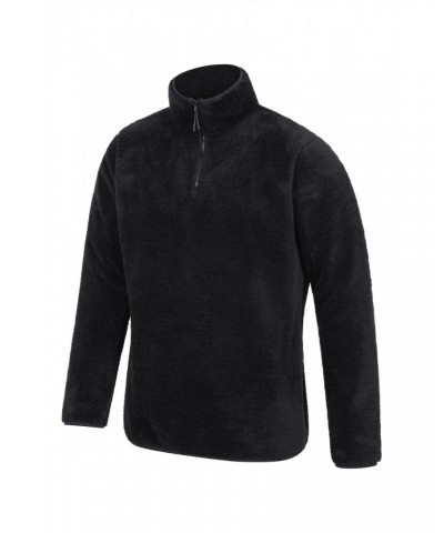 Palmas Mens Half-Zip Fleece Black $15.89 Fleece