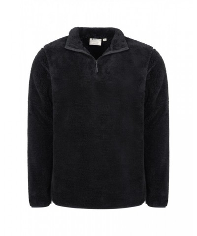 Palmas Mens Half-Zip Fleece Black $15.89 Fleece