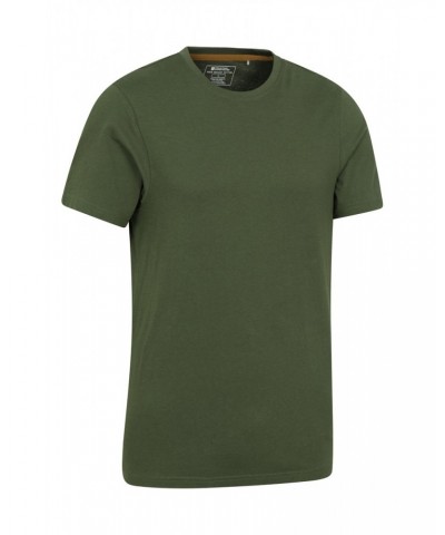 Eden Mens Organic Plain T-Shirt Khaki $10.19 Tops