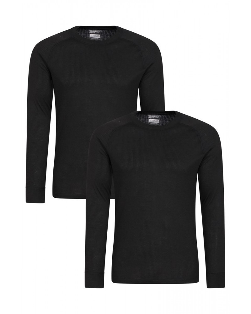 Talus Mens Base Layer Top Multipack Black $19.24 Active