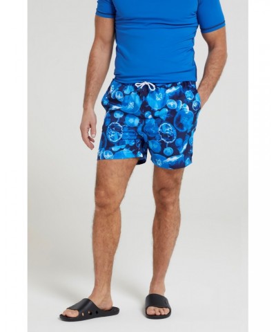 Atlantic Mens Recycled Swim Shorts Marine Blues $16.19 Pants