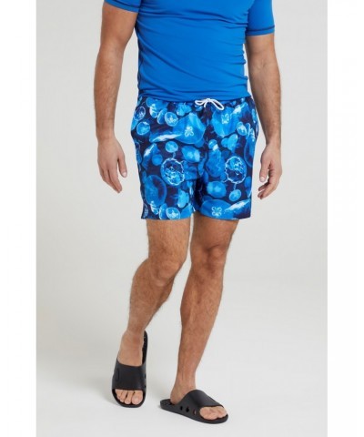 Atlantic Mens Recycled Swim Shorts Marine Blues $16.19 Pants