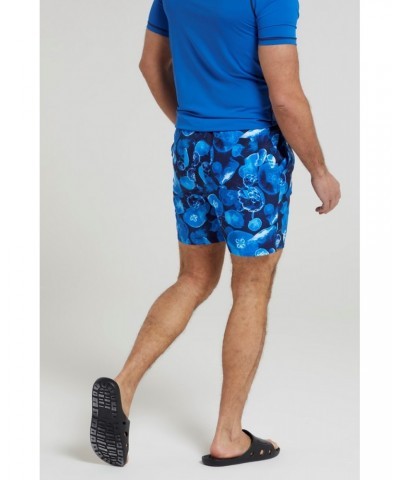 Atlantic Mens Recycled Swim Shorts Marine Blues $16.19 Pants