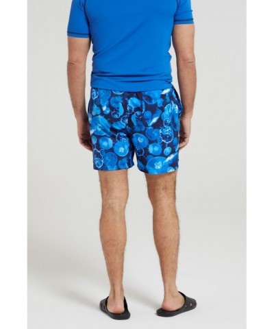 Atlantic Mens Recycled Swim Shorts Marine Blues $16.19 Pants