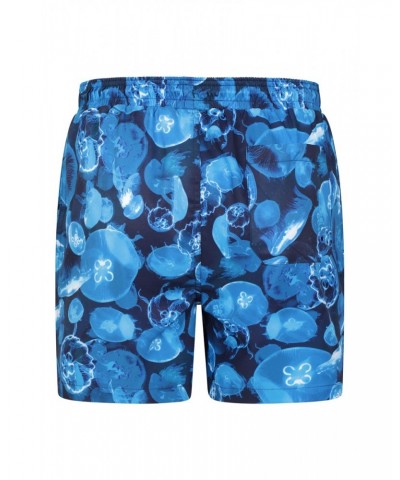 Atlantic Mens Recycled Swim Shorts Marine Blues $16.19 Pants