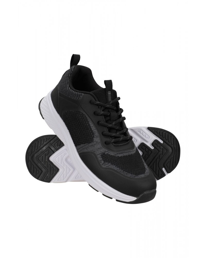 Evolution Kids Recycled Sneakers Black $19.37 Active