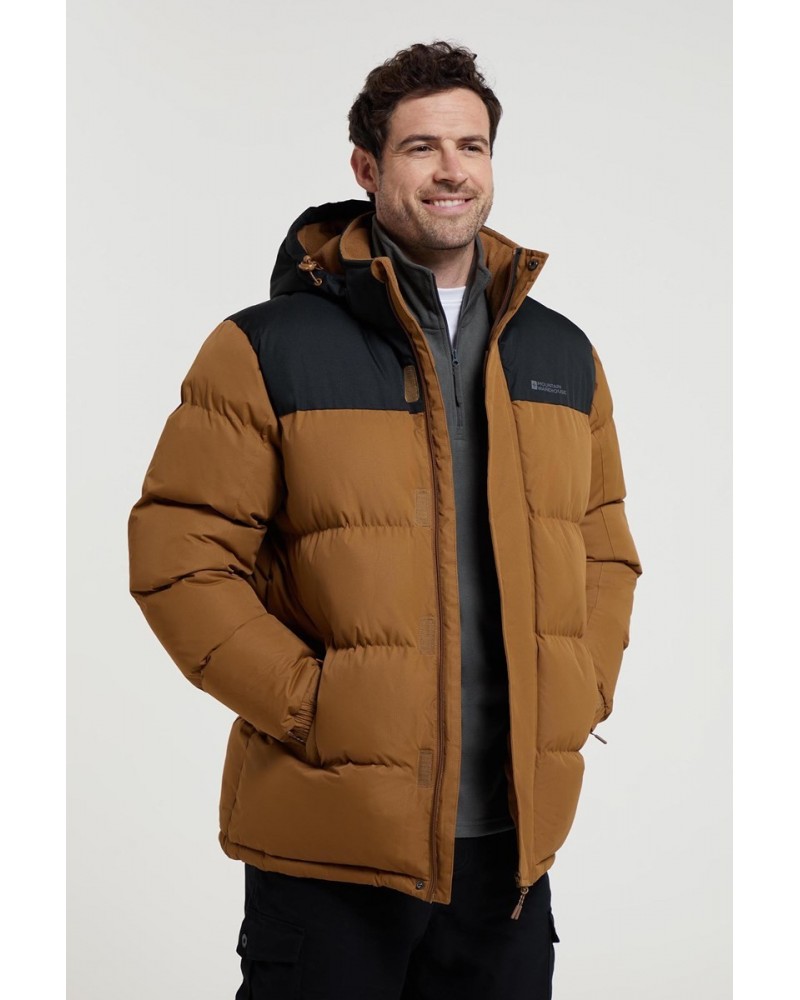 Snow Mens Insulated Jacket Tan $39.19 Jackets