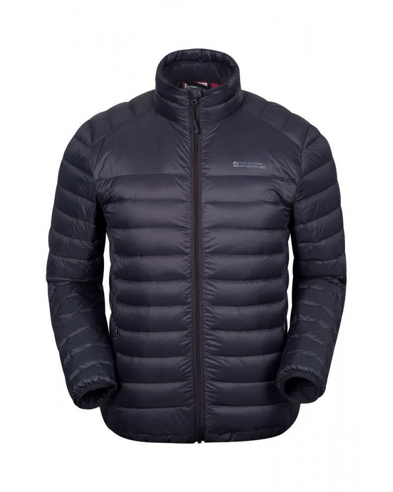 Featherweight Down Mens Jacket Dark Grey $29.40 Jackets