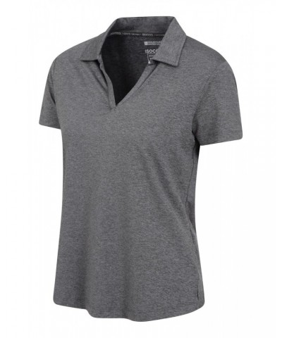 Sporty Womens IscoCool Polo Shirt Charcoal $13.74 Tops