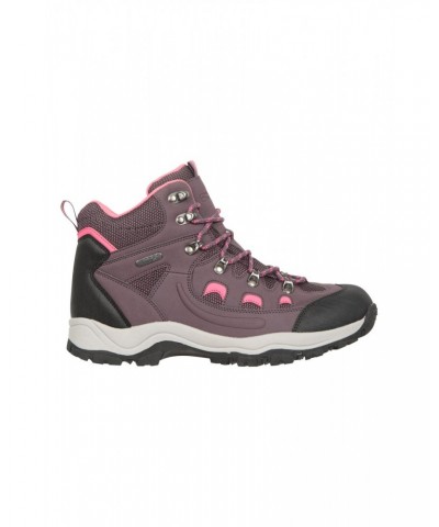 Adventurer Womens Waterproof Hiking Boots Berry $31.79 Footwear