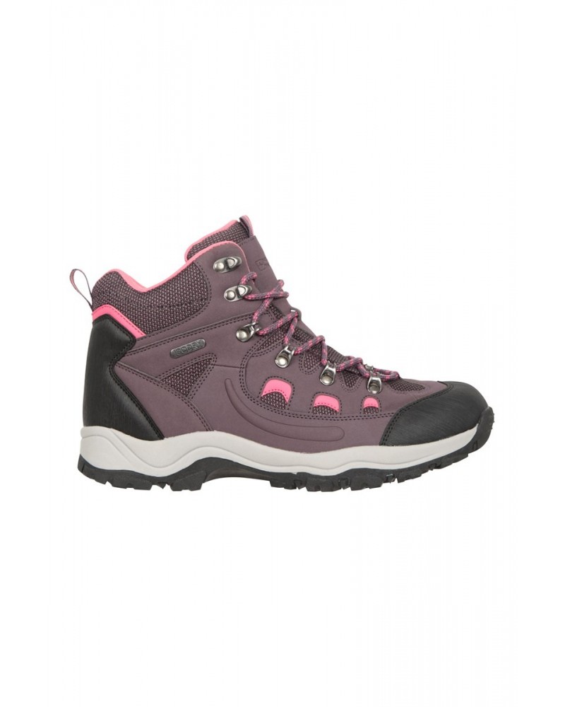 Adventurer Womens Waterproof Hiking Boots Berry $31.79 Footwear