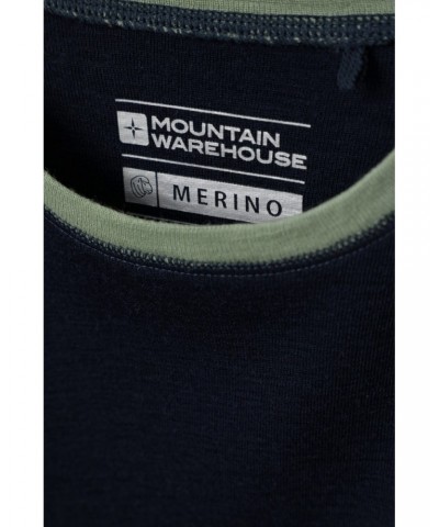 Kids Merino Colour Block Set Navy $25.64 Base Layers