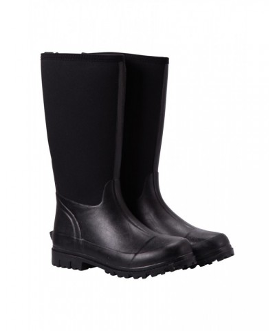 Mucker Womens Neoprene Long Boot Black $43.99 Footwear