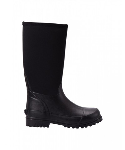 Mucker Womens Neoprene Long Boot Black $43.99 Footwear