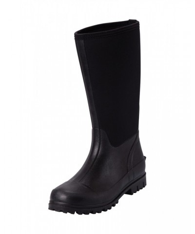 Mucker Womens Neoprene Long Boot Black $43.99 Footwear