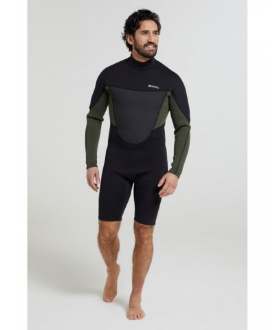 Nassau Mens 3-2mm Shorty Wetsuit Black $47.00 Swimwear