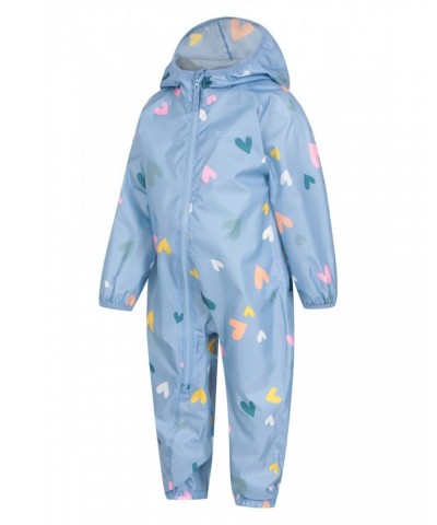 Printed Toddler Recycled Waterproof Rain Suit Lilac $19.46 Jackets