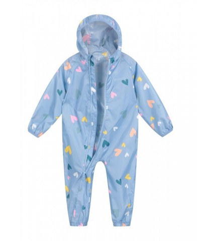 Printed Toddler Recycled Waterproof Rain Suit Lilac $19.46 Jackets