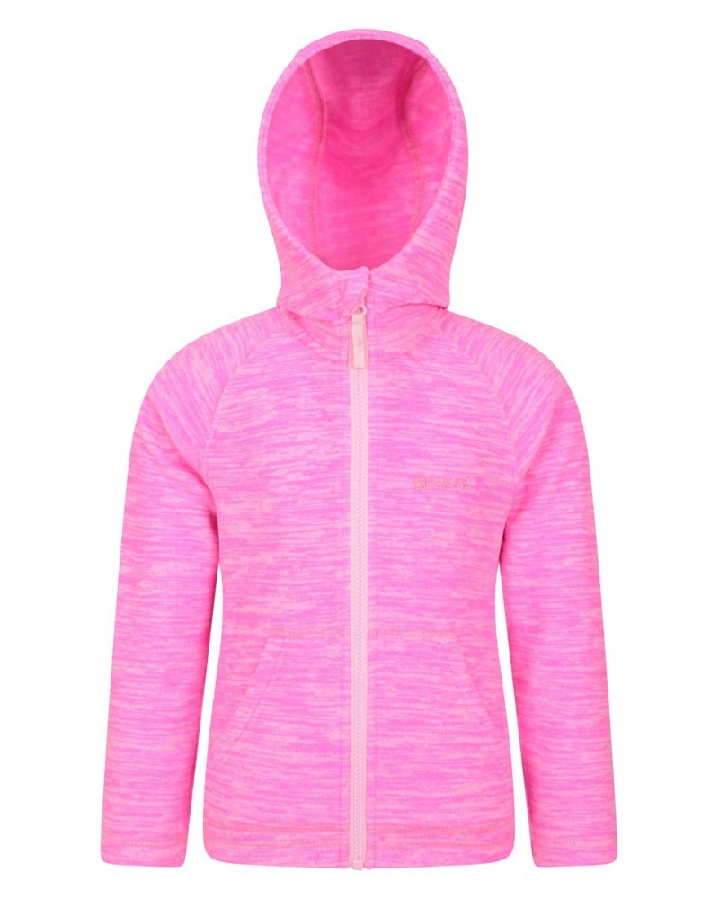 Snowdonia II Kids Hoodie Bright Pink $12.74 Tops