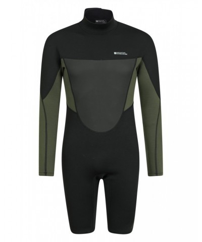 Nassau Mens 3-2mm Shorty Wetsuit Black $47.00 Swimwear