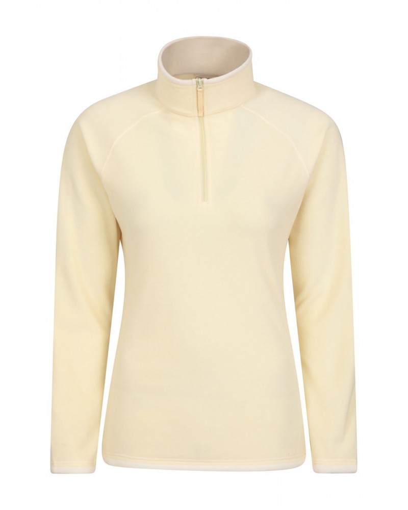 Montana Womens Half-Zip Fleece Yellow $15.65 Fleece