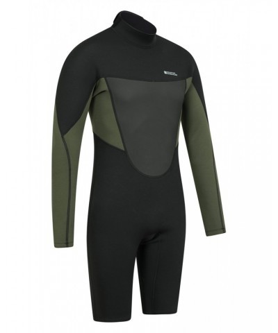 Nassau Mens 3-2mm Shorty Wetsuit Black $47.00 Swimwear