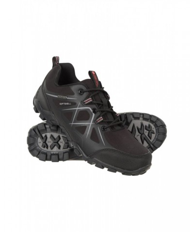 Verve Mens Waterproof Softshell Hiking Shoes Black $26.54 Footwear