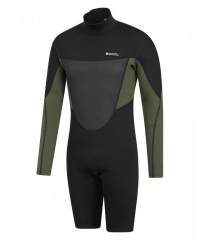 Nassau Mens 3-2mm Shorty Wetsuit Black $47.00 Swimwear