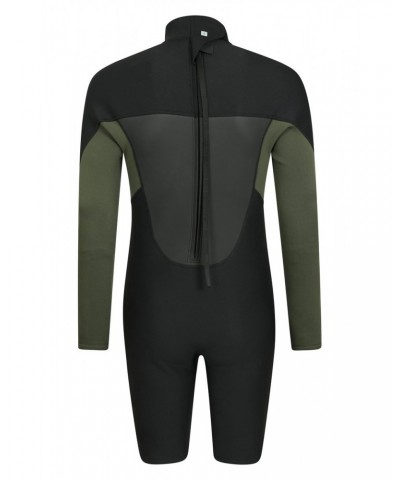 Nassau Mens 3-2mm Shorty Wetsuit Black $47.00 Swimwear