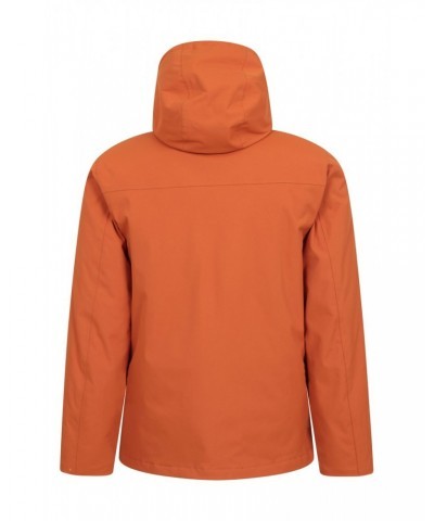 Coastline Mens Sherpa Waterproof Jacket Burnt Orange $46.80 Jackets