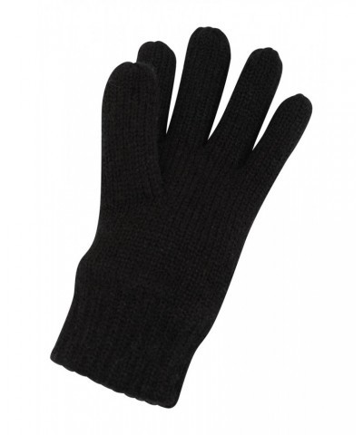 Kids Knitted Thinsulate Thermal Gloves Black $10.99 Accessories