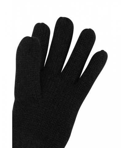 Kids Knitted Thinsulate Thermal Gloves Black $10.99 Accessories