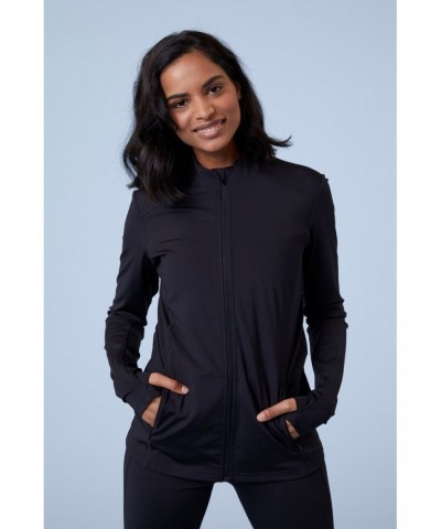 Action Shot Womens Midlayer Black $23.00 Active