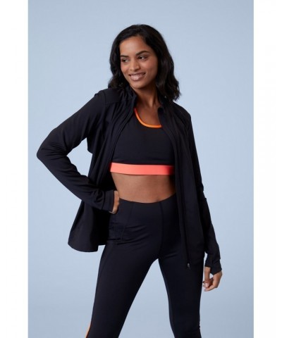 Action Shot Womens Midlayer Black $23.00 Active