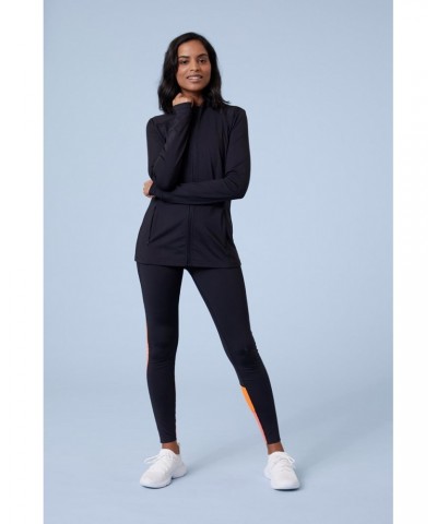 Action Shot Womens Midlayer Black $23.00 Active