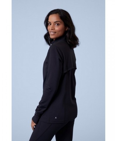 Action Shot Womens Midlayer Black $23.00 Active